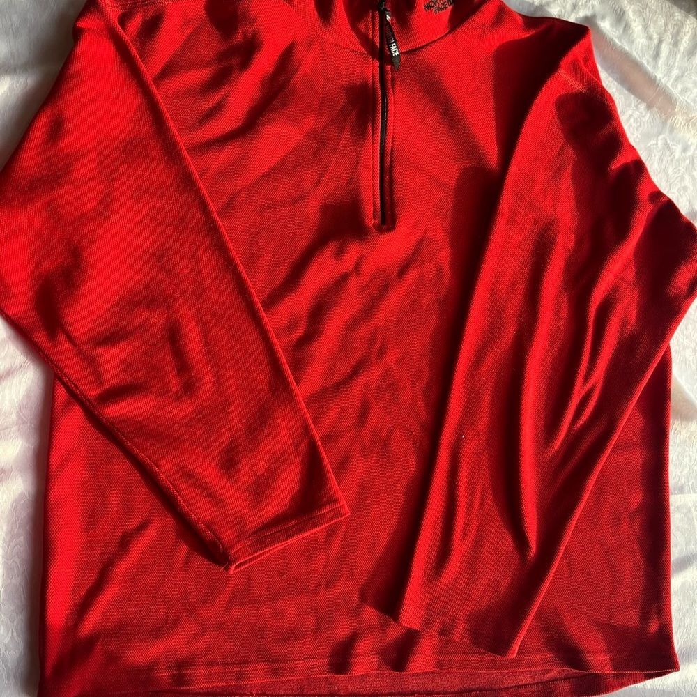 The North Face Men's Red Sweatshirt size large